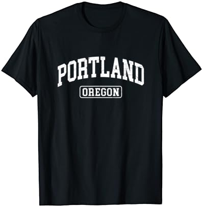 Портланд - Орегон - гроздобер / истрошен дизајн - класична маица