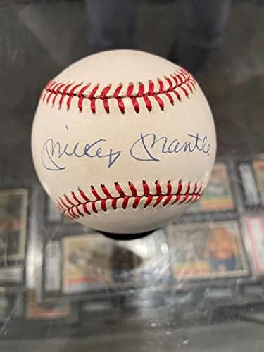 Мики Мантл Newујорк Јанкис сингл потпишан NM Бејзбол ЈСА - автограмирани бејзбол