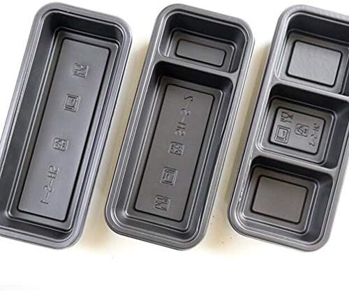 Jardwe правоаголна фиока 15 парчиња суши ленти за оброци со подготвителни контејнери 2 мрежни пластични дели контејнери за храна со капаци