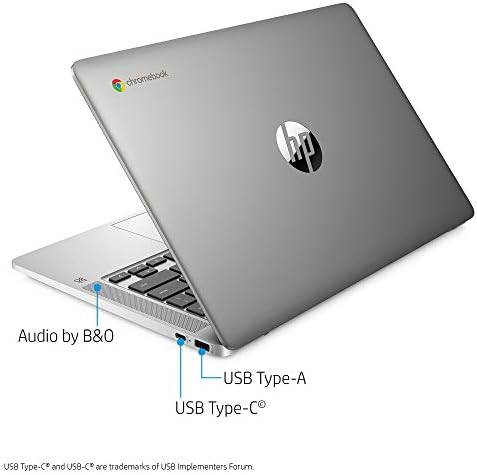 HP Chromebook 14-инчен HD Лаптоп, Интел Celeron N4000, 4 GB RAM МЕМОРИЈА, 32 GB eMMC, Chrome