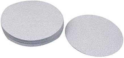 X-gree 7 dia 320 Grit Polishing Round Shaply Abrasive Shandpaper Slaper Sheet Disc 20 парчиња (7 '' Dia 320 Grit Pulido Redondo lijado Abrasivo