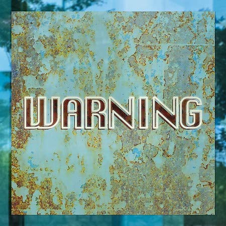 CGSignLab | Предупредување -хуст старо сино Влечење на прозорецот | 24 x24