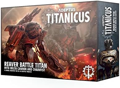 Работилница за игри Adeptus titanicus: Reaver Titan со Melta Cannon и синџир