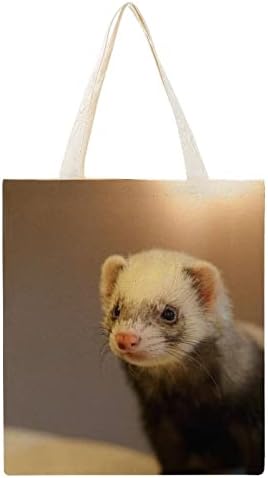 Симпатична Порове Миленичиња Еднократно Големи Платнени Торби За Торби За Рамо Чанта За Намирници Торби За Секојдневно Излегување
