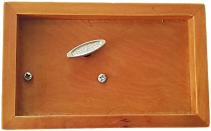 18 Забелешка Античка дрвена музичка кутија со ветер со движење со сребро, лилиум од музичката кутија со лажена елфен