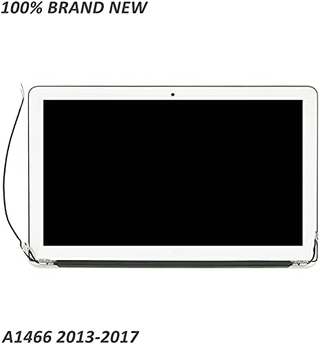 Собрание на LCD на екранот на Warwolfteam компатибилен со MacBook Air 13 A1466 Комплетен склоп на приказ 2013 2014 2014 година
