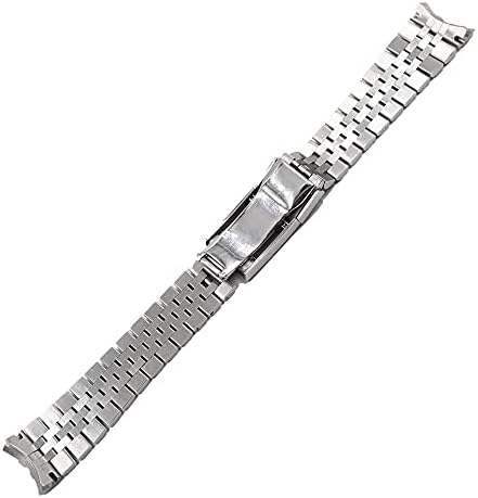 TTUCFA За Rolex Gmt Master II 20mm Замена На Рачен Часовник Од Нерѓосувачки Челик лента за часовници Ремен Нараквица Јубилеј Со