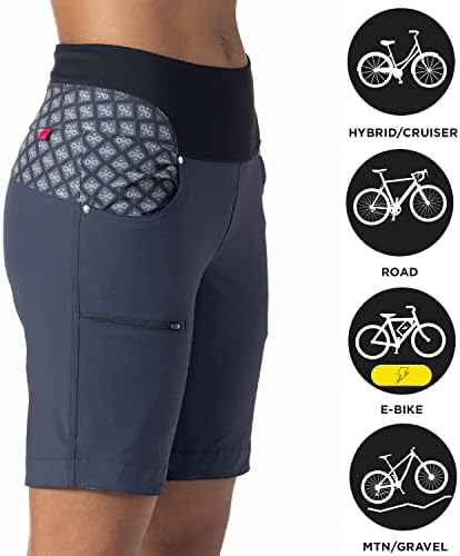 Тери Виста велосипед краток, женски 2 парчиња сет: 10 инчи Incheam планински велосипед краток и отстранлив краток велосипедски