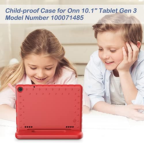 Случај за деца на Ltrop за Walmart Onn 10.1 Tablet Gen 3 2022 Model 100071485, ShockProof Convertible Stand Case Case за 2022 ONN 10.1