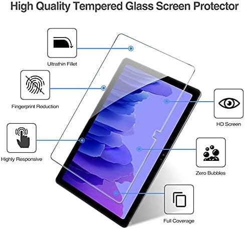 Procase Galaxy Tab A7 10.4 2020 Пакет за заштитник на екранот со лесни деца за деца за Galaxy Tab A7 10.4 2020