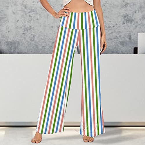Работни панталони за жени xiloccer модни обични лабави печатени панталони со средно половината летни панталони за џогер џогерни