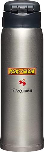 [Zojirushi x Pac-man] Ограничено Издание SM-SHE48PA БА&засилувач;XA Нерѓосувачки Челик Кригла, 2 Брои Пакет, PAC-MAN Црна&засилувач;Нерѓосувачки