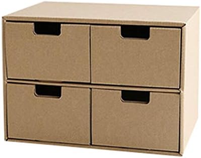Кутија за складирање хартија за десктоп за складирање кутија за завршна обработка на кутија бесплатна комбинација со повеќе слој фиока