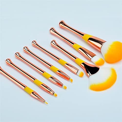 WIONC 2022 SERIES SERIES SHICKET SET-8PCS SOFT SYNTHETIC HAIR COSMETIC CHUTES (боја: б, големина