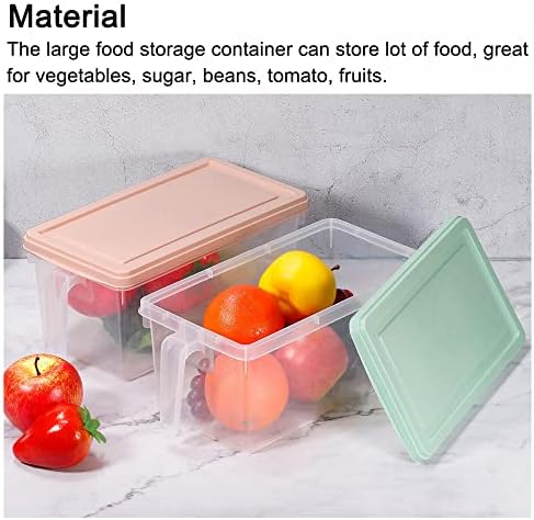 пластичен Сад За Складирање Храна уксел, Кутии За Организатори За Складирање Храна Со Капаци Канти За Оставата, Чајната Кујна За Кујнски