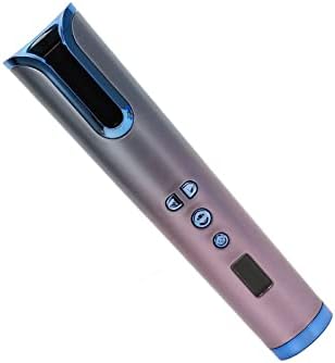 Vogue Automatic Curler за коса безжичен ротирачки виткар USB преносен LED дигитален дисплеј Температура прилагодлива алатка за стилизирање