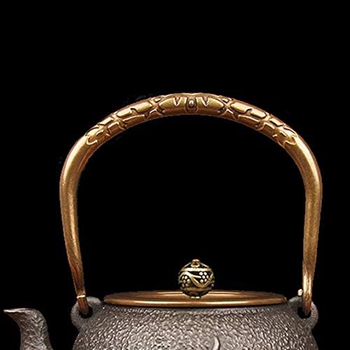 Ironелезен чај котел Ironелезен чај варен чај сад Кинески чај уметнички свињи од железо, неоткриен варен чајник со еден тенџере чајник, пибм,