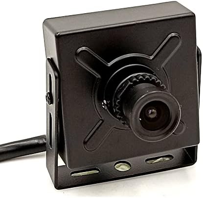 CNDST Mini POE IP камера, HD 4MP мала затворена IP камера 3,6 mm Pinhole P2P Remote View H.265/H.264 видео камера за видео cctV