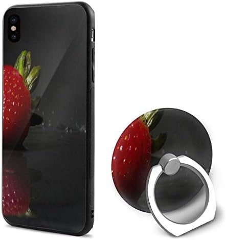 Капетан Викинг Прилагодена телефонска кутија со штанд црвена јагода овошје црна прстен држач за мобилни телефони Тенок компјутер Тешка лесна заштитна обвивка диз