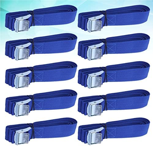 Clispeed Belts 10 парчиња карго решетката лента најлон со тревници за тревници кајакс опрема за багаж кајак тока, врзана вратоврска