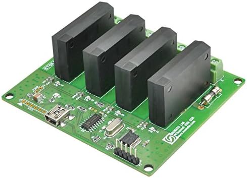 Нумато лабораторија 4 канали USB модул за реле со цврста состојба-