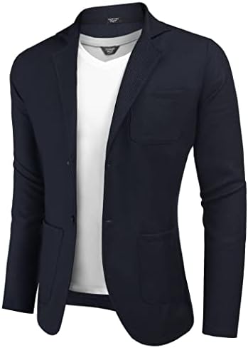 Coofandy Men's Casual Blazers Slim Fit Sport Coats лесни јакни со двојно копче за костуми