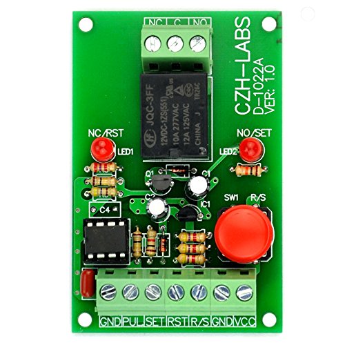 Контрола на монтажа на електроника-Salon Mount Mountary-Switch/Pulse-Signal Control Latching SPDT модул, 12V