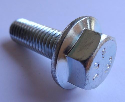 M10-1,50 x 30mm Hex Head Flange Bolt Nonrarated Class 10.9 Цинк DIN 6921