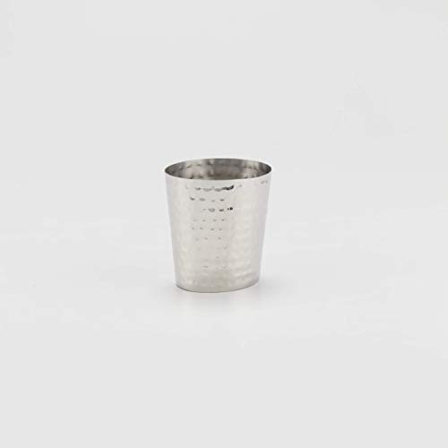 Американски металкрафт FCH12 овална чаша од не'рѓосувачки челик, зачукана завршница, 12-унци