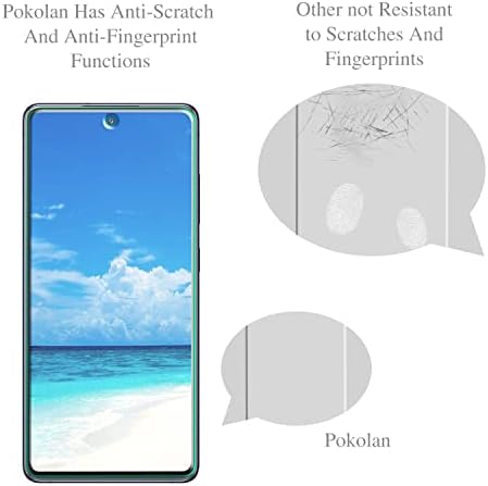 Поколан [3-Пакет] Дизајниран За Samsung Galaxy S20 FE 5G, Galaxy S20 FE Заштитник На Екранот Од Калено Стакло, Поддршка За Читач