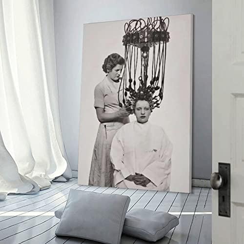 Црно-бело гроздобер wallиден уметност салон за постери за платно платно постери за печатење слика за дневна соба спална соба канцеларија