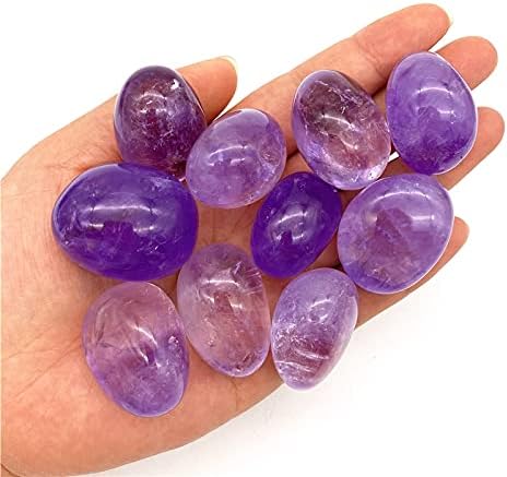 Laaalid xn216 100g Природни аметистици паднати камења Виолетова кварц кристали скапоцени камења карпи минерални примероци енергетски