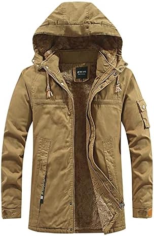 Зимски јакни SJWCLYS за мажи, машка пакувачка лесна пуферска јакна со качулка зимско палто со рециклирана изолација