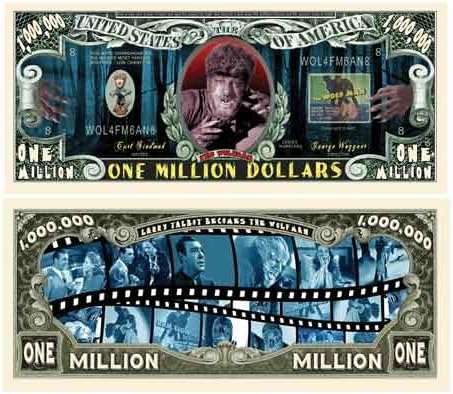 Американски уметнички класици сет од 10 - сметка за Волфман милион долари