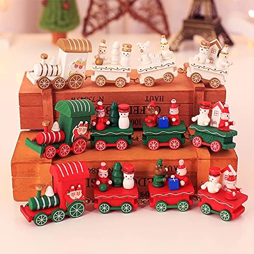 HHMEI Train Train Train - Божиќно дрво за Божиќ, Мал воз деца Божиќни украси Деца подароци Sgcabitad5Oxugug