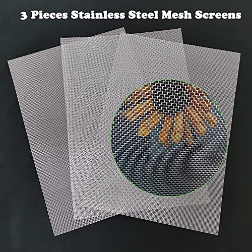 3 парчиња 304 екранот од не'рѓосувачки челик никогаш не е 'рѓа мрежа 11,81 x8.26, 20 мрежни фини ткаени жица од не'рѓосувачки челик, панел за
