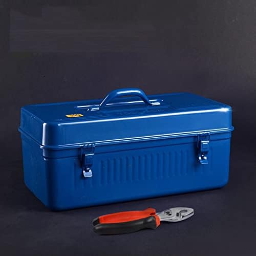 TKFDC алатка кутија Професионален куфер водоотпорен празен организатор Дома железо Голем метал складирање повеќенаменски преносни преносни