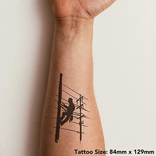 Азееда Големи Линиски Фиксирање Кабли Привремена Тетоважа