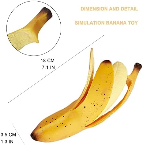 Asmfuoy 2 пакет банана скрипс Олдба на стрес мека миризлива симулација банани овошје играчки симпатична роденденска подарок новост играчка за