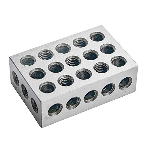 HFS 1 пар 123 блокови 1-2-3 Ултра прецизност .0002 зацврстен челик со 23 дупки