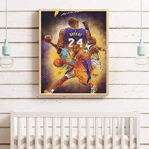 Танксм Коби 16 x 24 Постер - Инспиративен принт за канцеларии, wallsидови, соби, домови, домови - одличен подарок за fansубителите на кошарката