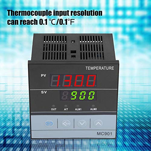Fafeicy MC901 дигитален PID контролер на температурата, k тип PT100 Sensor input реле SSR излез, термостат