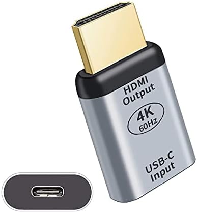 CY USB C до HDMI Converter USB-C тип Ц женски извор на HDMI мијалник HDTV адаптер 4K 60Hz 1080p за лаптоп за телефони со таблети