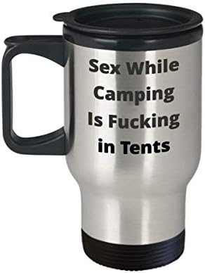 Кампување секс кафе патувања за патувања смешен подарок за кампер на отворено мажи жени ентузијасти новини шеги габа ебат во шатори