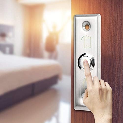 Копче за ослободување на вратата на вратата од не'рѓосувачки челик, копче за контрола на пристап, прекинувач за контрола на пристап, излез со