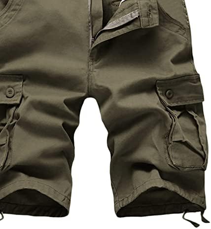 4zhuzi карго шорцеви шорцеви за масти за секојдневно носење - мулти џебови облека за велосипеди - шорцеви за одмор на одмор