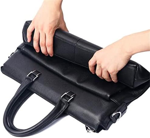 BZLSFHZ оригинална кожа деловна преносна компјутерска торба глава слој кукавици за чанти за рамо торба за рамо