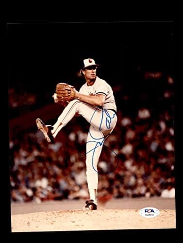 Jimим Палмер ПСА ДНК Коа потпиша 8x10 Фотографија Автограм Ориолес - Автограмирани фотографии од MLB