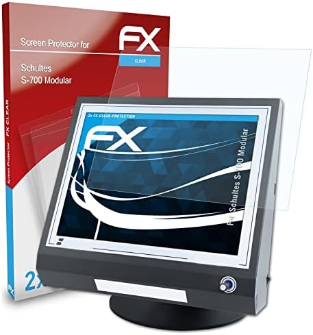 Филм за заштита на екранот Atfolix компатибилен со Schultes S-700 модуларен заштитник на екранот, ултра-чист FX заштитен филм