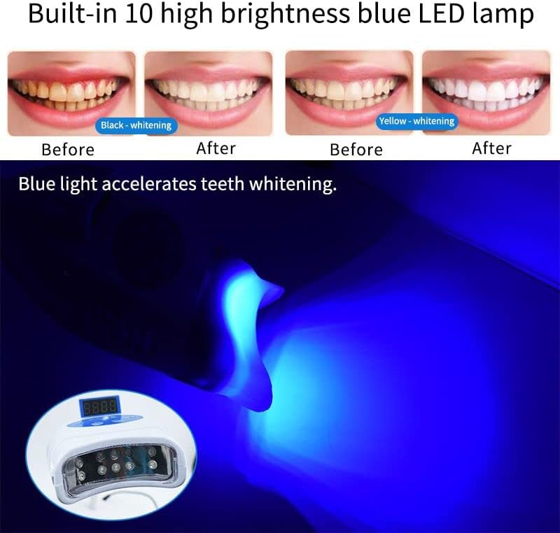 Белење на заби Машина за белење на заби за заби со заби со сина светлина со сина светлина со штанд